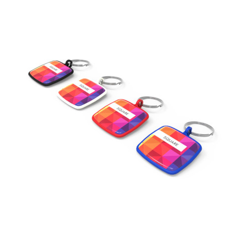 Schlüsselanhänger quadratisch Farbübersicht