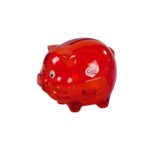 Sparschwein rot