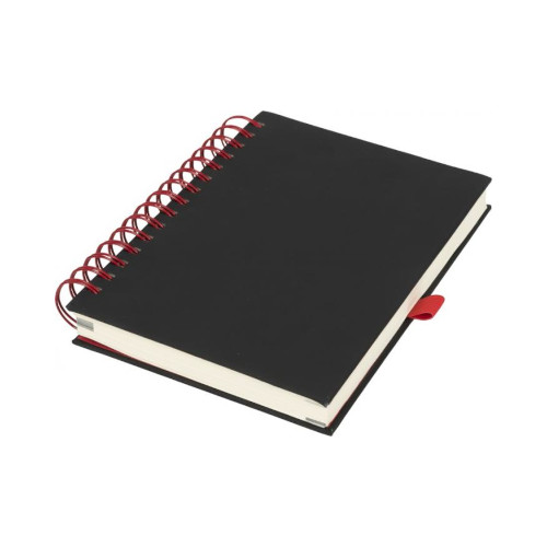Spiral Notizbuch A5 schwarz-rot