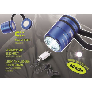 Taschenlampe Eco Run blau