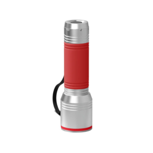 Taschenlampe REEVES my Flash silver-red-red