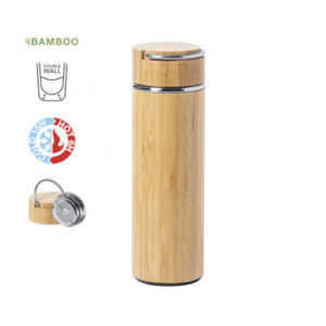 Thermoskanne Bambus