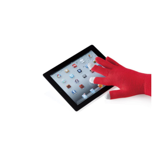 Touchpad Handschuhe rot