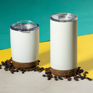 Trinkbecher aus Naturkork und Stahl 500 ml