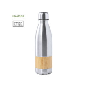 Trinkflasche mit Bambus