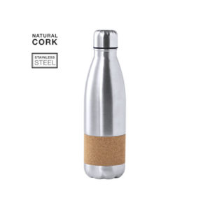 Trinkflasche mit Kork