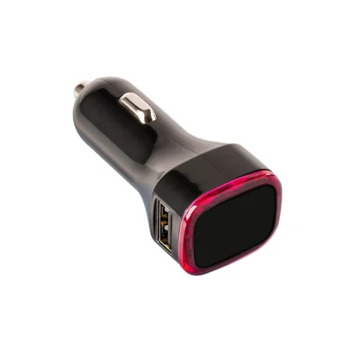 USB-Autoladeadapter Collection magenta