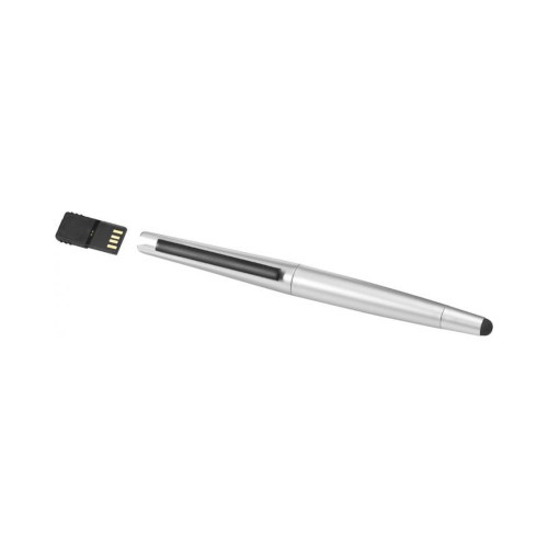 USB Stick Kugelschreiber 4 GB silbern