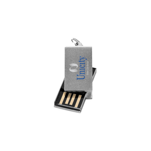 USB-Stick Mini Rotate silber