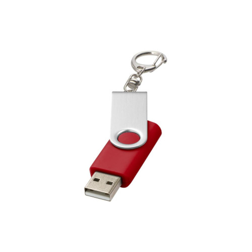 USB-Stick Rotate mit Schlüsselanhänger rot