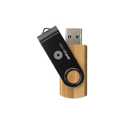USB-Stick Twist Bambu schwarz