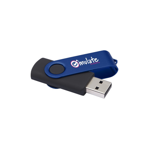 USB-Stick Twist Reverse hellblau