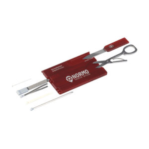 Victorinox Swisscard Classic transparent rot