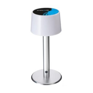 Wiederaufladbare Tischlampe Reeves Amlino silber