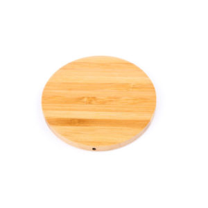 Wireless QI Charger Bamboo round