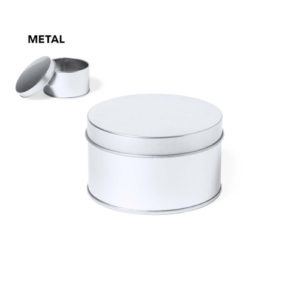 runde Geschenkdose aus Metall