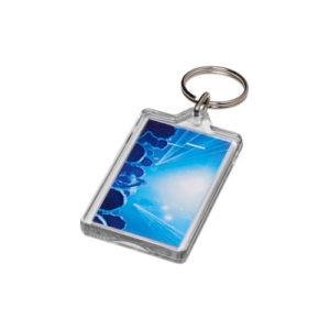 transparenter Schlüsselanhänger