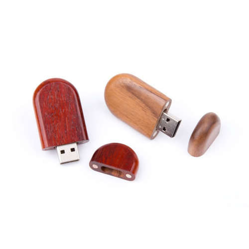 USB Stick Holz Oval Farbübersicht