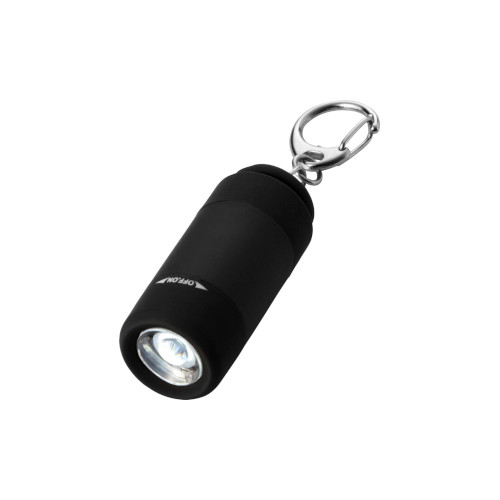 wiederaufladbares LED USB-Schlüssellicht schwarz
